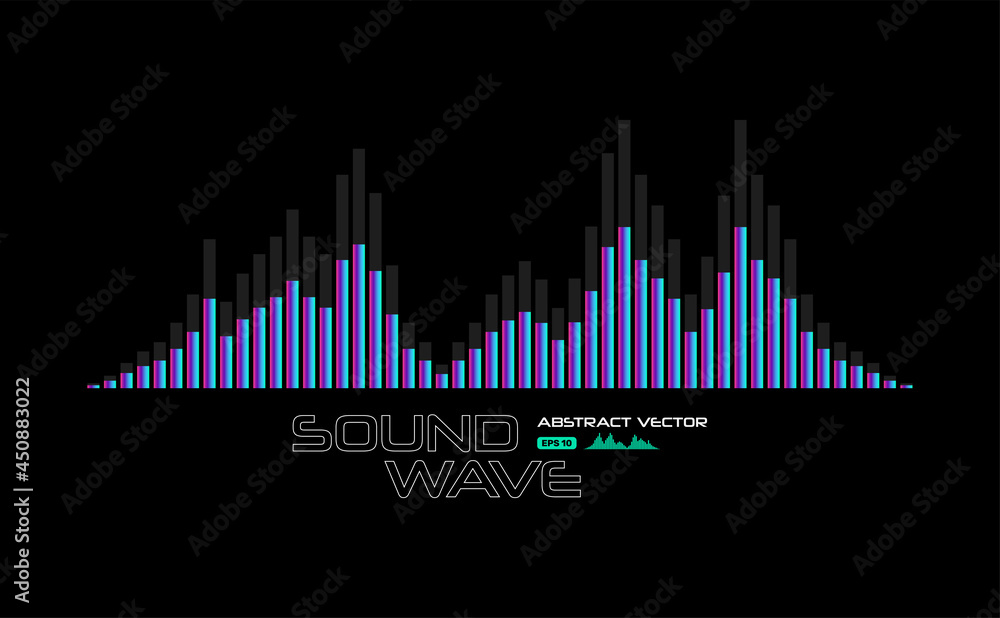 sound wave modern vector background sound wave modern vector background