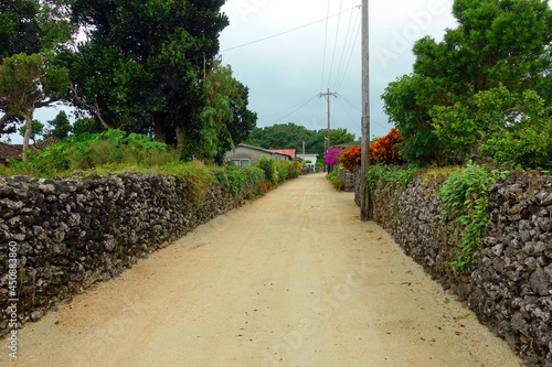 Taketomi island Okinawa Japan Nishisanbashi beach 竹富島 沖縄 日本 琉球村 西桟橋 photo