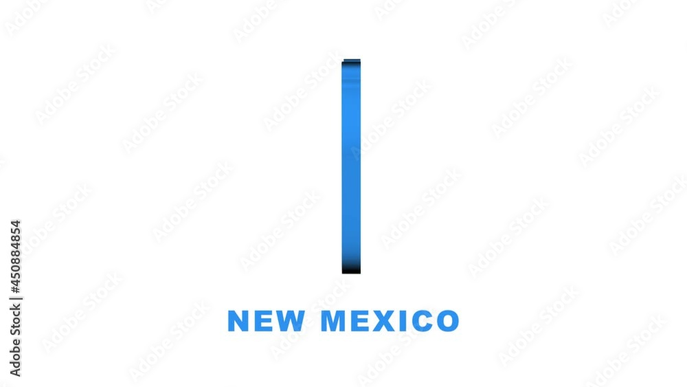 Neon animated map showing the state of New Mexico from the united state of america. Motion graphics. Neon animated map showing the state of New Mexico from the united state of america. Motion graphics.