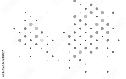 Light Silver, Gray vector layout with circle shapes.