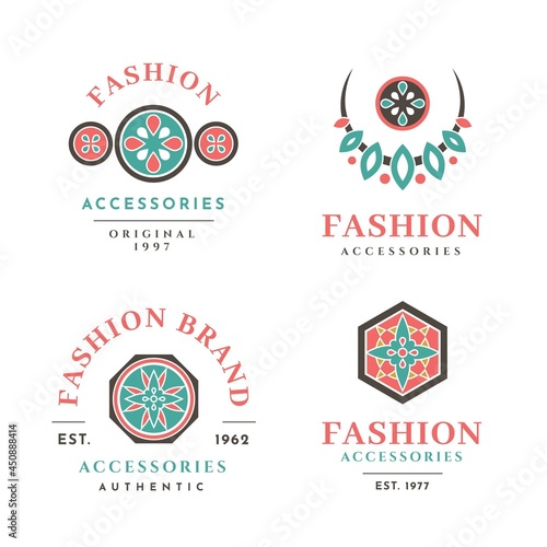 Flat Design Fashion Accessories Logo Collection_4