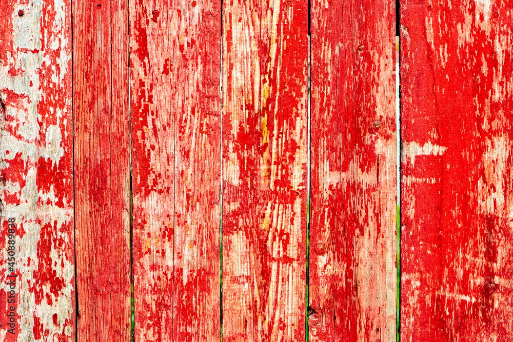 Obraz premium Wooden texture with scratches and cracks. It can be used as a background