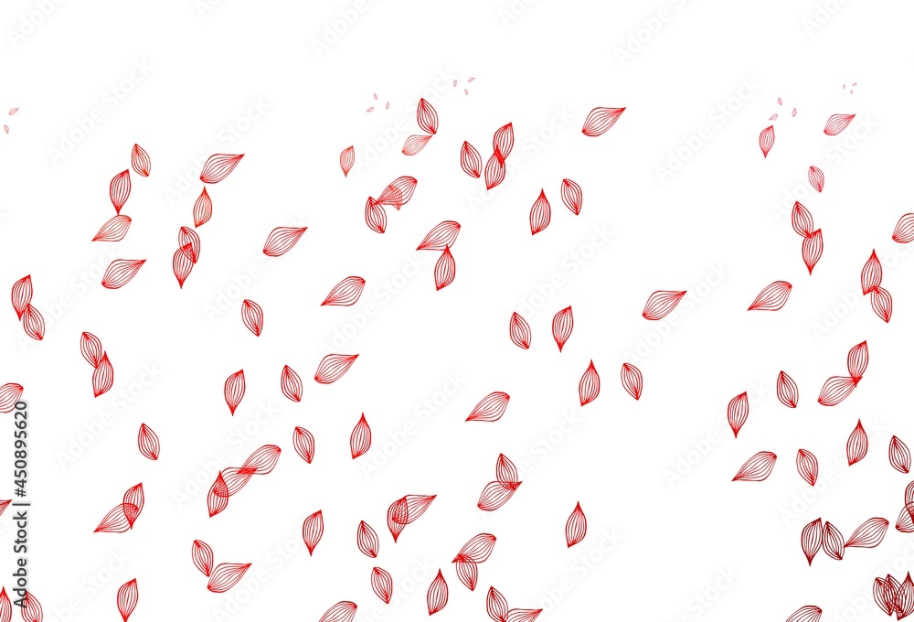 Light Red vector hand painted background.