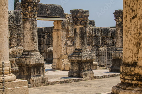 ruins of the ancient city of columns