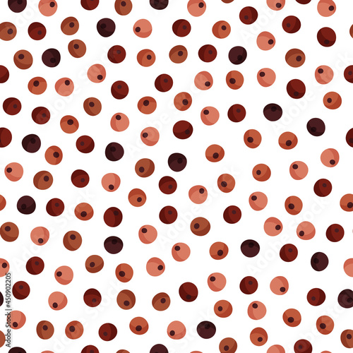 Finger millet vector cartoon seamless pattern for template farmer market design, label and packing.