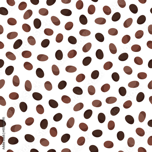 Rapeseed vector cartoon seamless pattern for template farmer market design, label and packing.