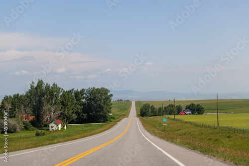 Highways in rural Alberta