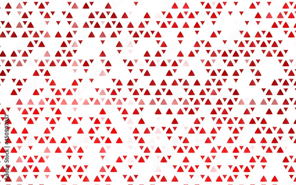 Light Red vector backdrop with lines, triangles. Light Red vector backdrop with lines, triangles.