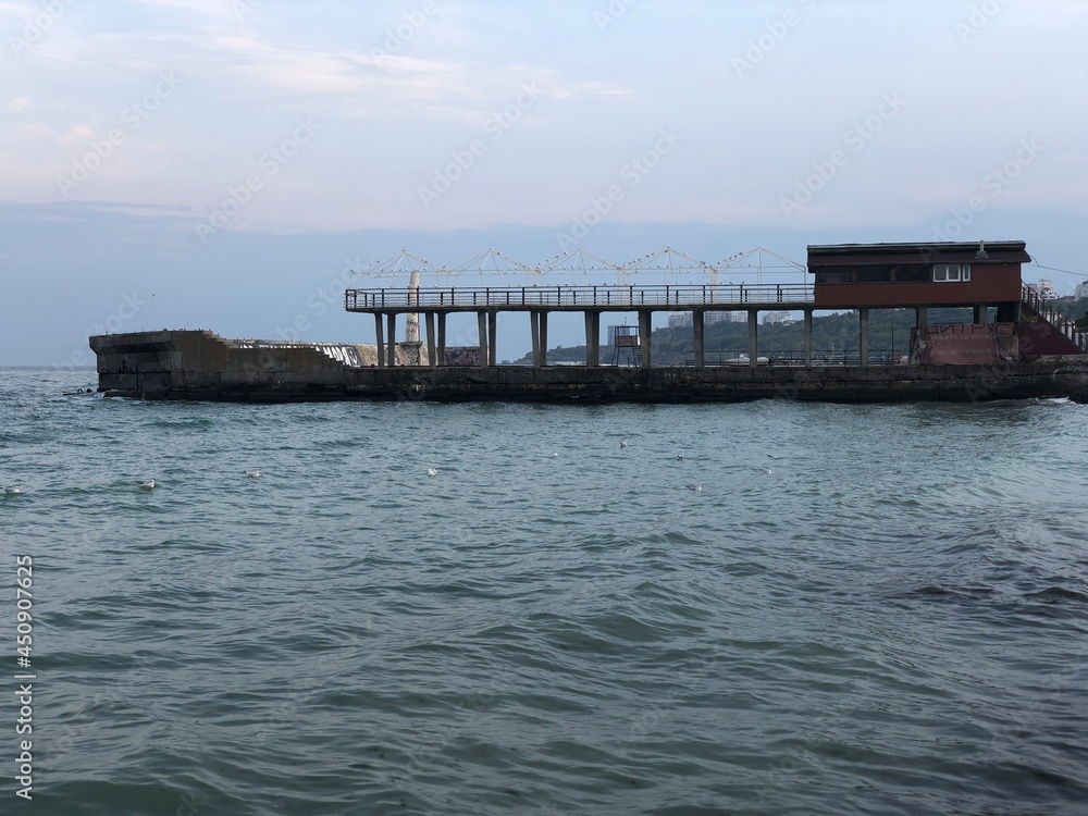 Obraz premium pier in the sea