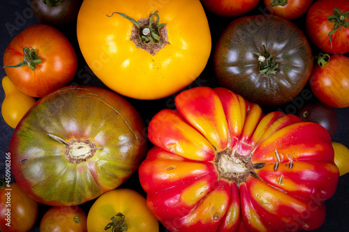 Fotografija various tomato heirloom and ancestral