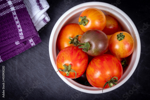 Photography various tomato heirloom and ancestral