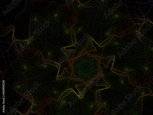 Imaginatory fractal background generated Image