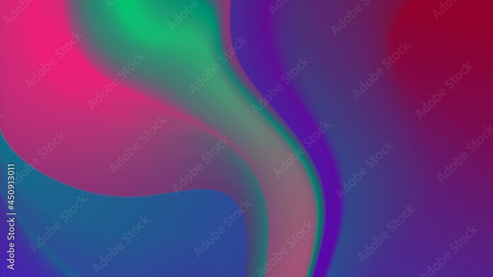 Abstract colorful liquid waves futuristic background