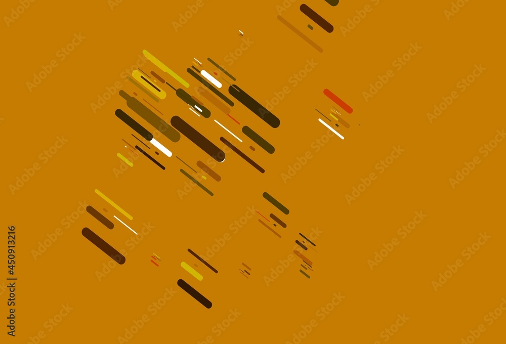 Light Yellow, Orange vector layout with flat lines. Light Yellow, Orange vector layout with flat lines.