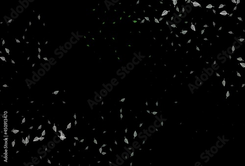Dark Green vector hand painted texture.