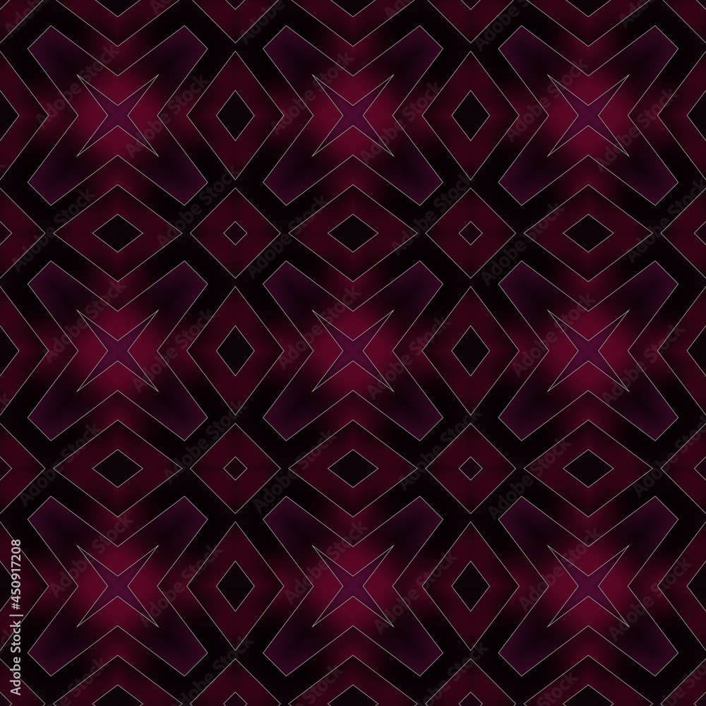 Purple and black seamless tile pattern Purple and black seamless tile pattern