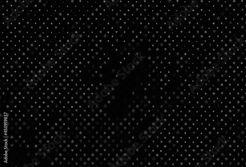 Wallpaper Mural Dark silver, gray vector background with cards signs. Torontodigital.ca