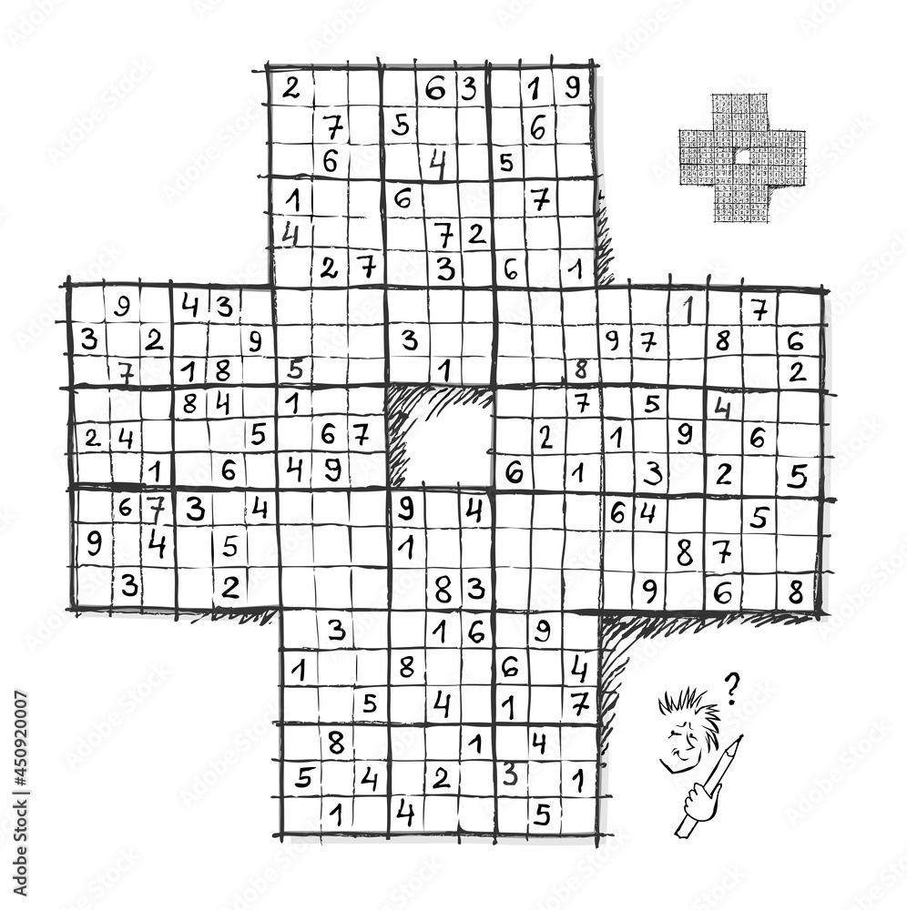Clube do Tabuleiro de Campinas: Sudoku irregular 5x5 colorido - Versão  caseira !