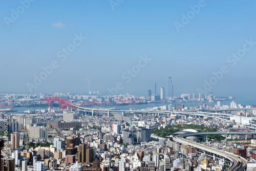 大阪市港区の街並み