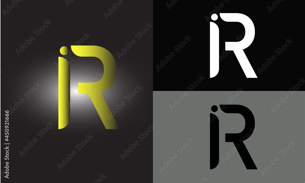 Grafic Vector Of Abstract letter R logo design. Creative,Premium Minimal emblem design template. Grafic Vector Of Abstract letter R logo design. Creative,Premium Minimal emblem design template.