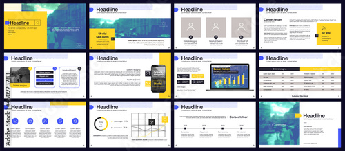 Geometric Graphic Design Project Proposal Presentation. Infographic Slide Template. For use in Presentation, Flyer and Leaflet, SEO, Marketing, Webinar Landing Page Template, Website Design, Banner.