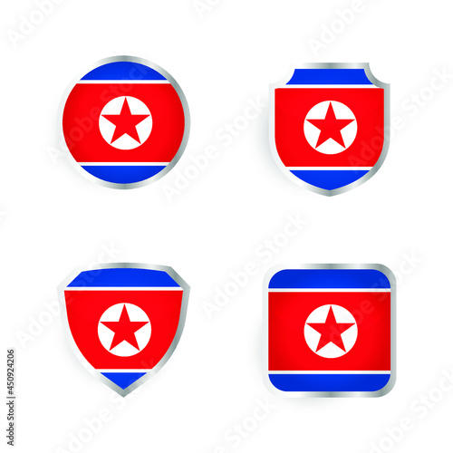 Free Download North Korea Country Badge and Label Collection - GFXLoad