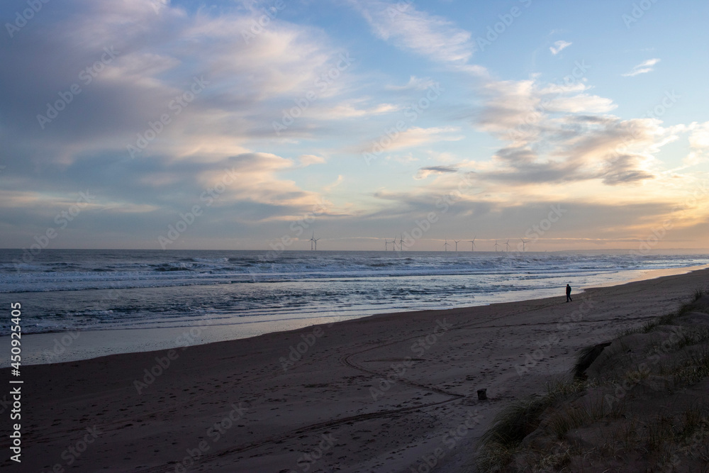 Sunset Sky at the Coast at Newburgh Beach