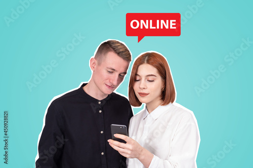 Portrait of a young couple....