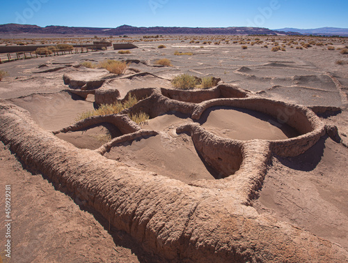 Vestigios Aldea de Tulor San Pedro de Atacama Chile photo