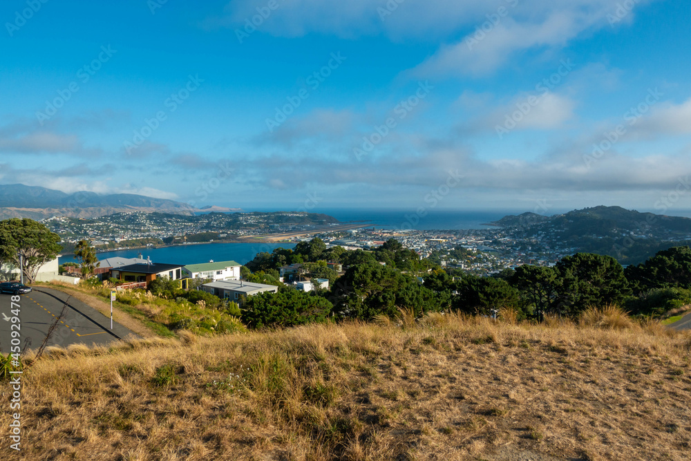 ニュージーランドのウェリントンの観光名所を観光している風景 Wellington, New Zealand Scenes of sightseeing in