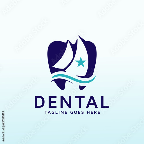 private dental practice logo design with love