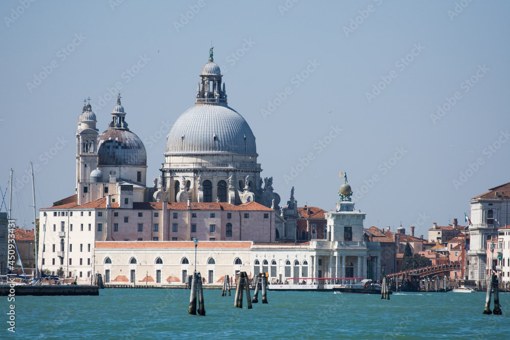 Basilica Santa Maria della Salute, Venice, Italy ,2019 . march