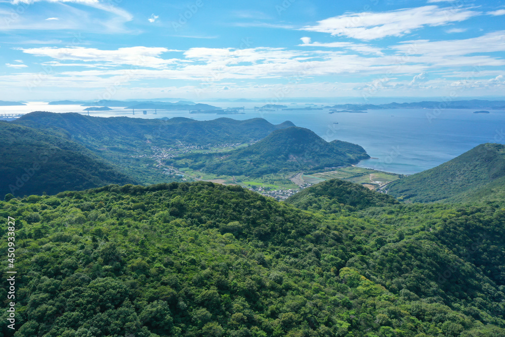 Fototapeta premium 香川県高松市 五色台からの風景