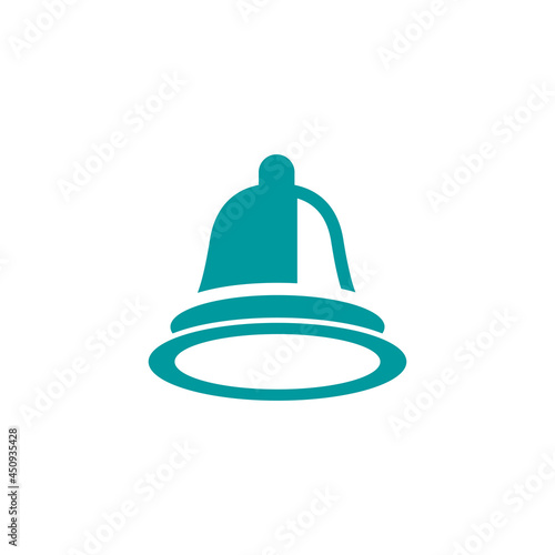 bell logo icon vector isolated