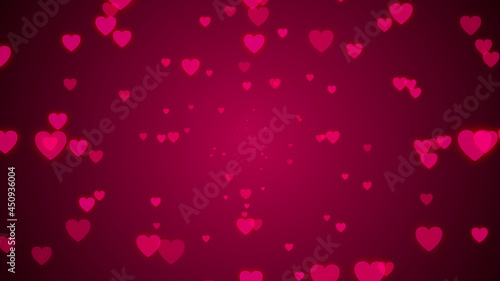 ハート背景　イメージ