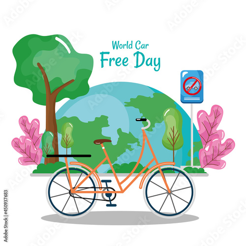 car free day card