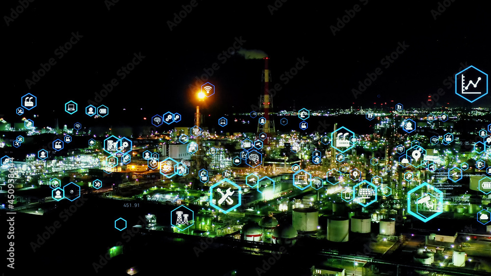 Obraz premium 産業とテクノロジー