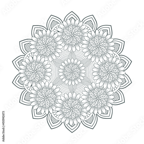 Printable Doodle flowers in monochrome for coloring page  cover  wedding invitation  greeting card  wall art isolated on white background. Hand drawn sketch for adult anti stress coloring page.