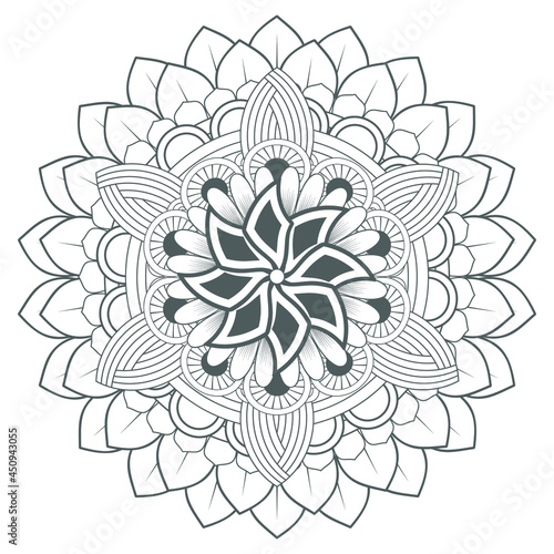 Printable Doodle flowers in monochrome for coloring page  cover  wedding invitation  greeting card  wall art isolated on white background. Hand drawn sketch for adult anti stress coloring page.