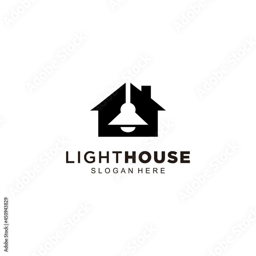 icon lighting home Logo design template idea creative inspiration symbol template electric.