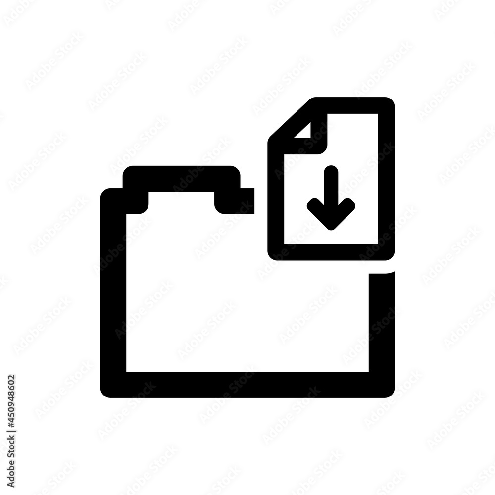 Folder insert icon Folder insert icon