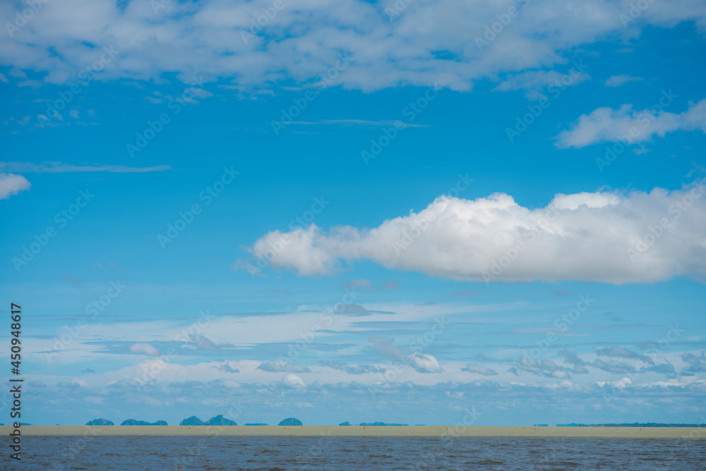 blue sky and clouds