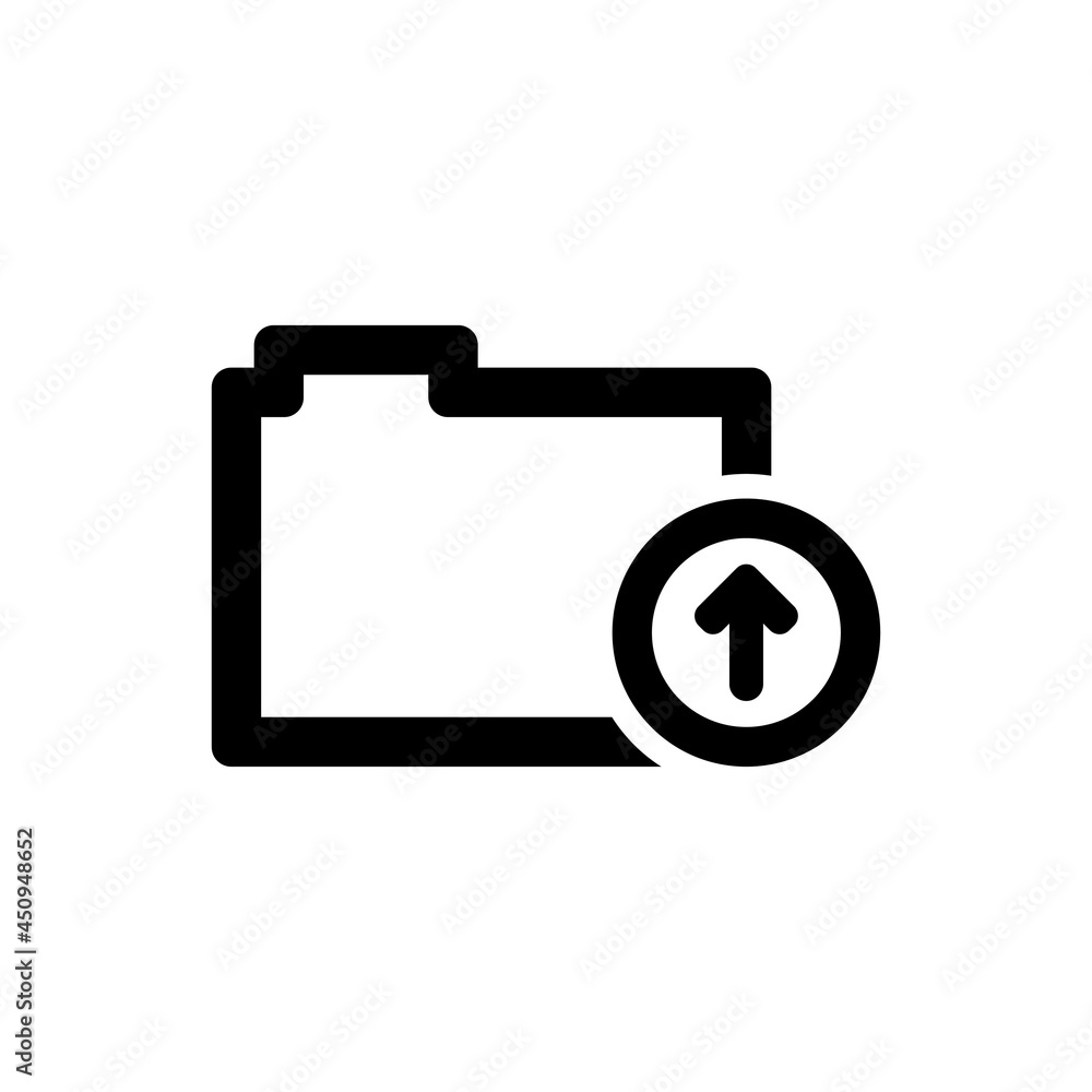 Folder upload icon Folder upload icon