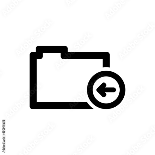 Back folder icon