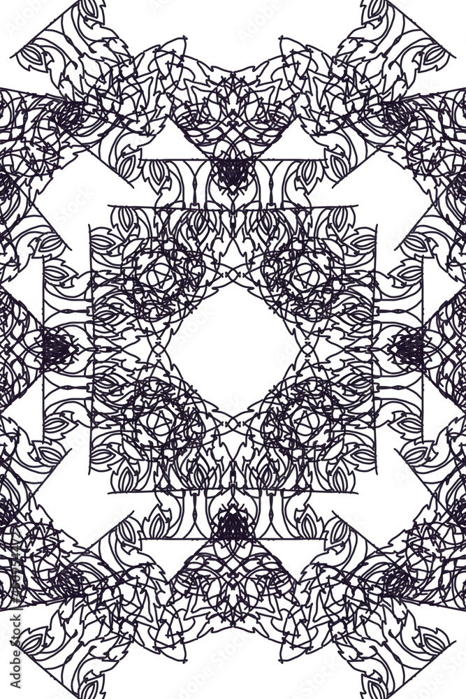 Fototapeta premium black and white frame