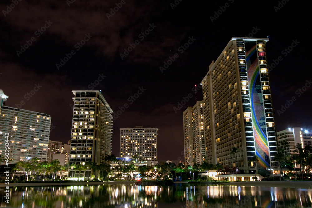 Obraz premium Waikiki Nights