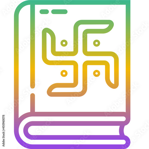 book gradient icon