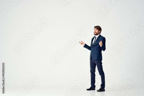 man in a suit emotions successful Job career © SHOTPRIME STUDIO