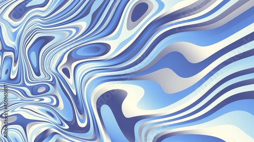 Abstract fractal pattern. Wavy blur background Horizontal background with aspect ratio 16   9