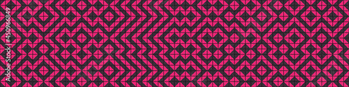 Abstract Geometric Pattern generative computational art illustration